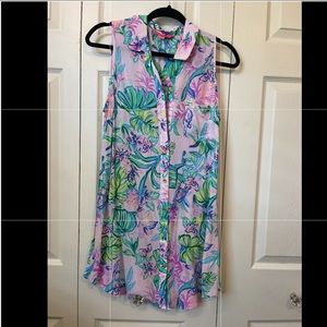 Lilly Pulitzer Sleeveless Natalie Dress/Coverup S
